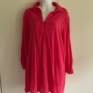 Nwot- beach wear-lightweight cotton. Tabbed Large